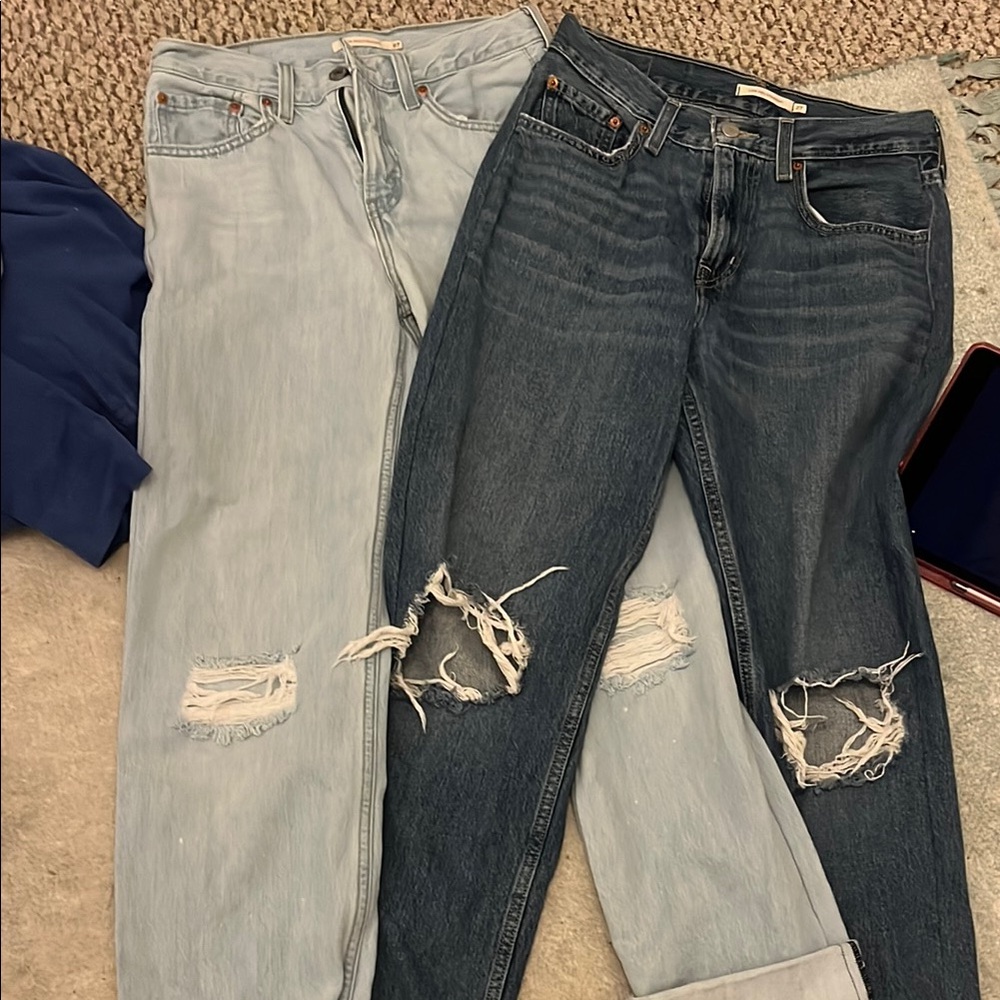 Levi’s Blue and Light Blue Women's Jeans Bundle